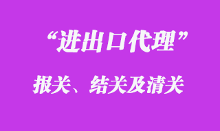 進出口報關(guān)代理